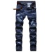 32021 new men's jeans blue stretch European and American personality zipper decoration jeans trendy men #99905873
