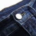 92021 new men's jeans blue stretch European and American personality zipper decoration jeans trendy men #99905873