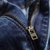 102021 new men's jeans blue stretch European and American personality zipper decoration jeans trendy men #99905873