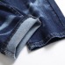 112021 new men's jeans blue stretch European and American personality zipper decoration jeans trendy men #99905873