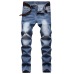 152021 new men's jeans blue stretch European and American personality zipper decoration jeans trendy men #99905875