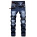 32021 new men's jeans blue stretch European and American personality zipper decoration jeans trendy men #99905875