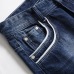 82021 new men's jeans blue stretch European and American personality zipper decoration jeans trendy men #99905875