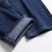 112021 new men's jeans blue stretch European and American personality zipper decoration jeans trendy men #99905875