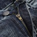 13Nostalgic ripped appliqué locomotive men's jeans #99905865