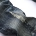 19Nostalgic ripped appliqué locomotive men's jeans #99905865