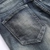 10Nostalgic ripped appliqué locomotive men's jeans #99905865