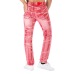 12Nostalgic ripped motorcycle jeans Jeans for Men's Long Jeans #99905849