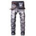 1Nostalgic ripped motorcycle jeans Jeans for Men's Long Jeans #99905852