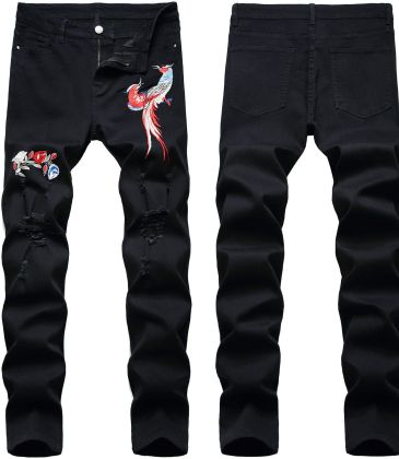 ripped jeans for Men's Long Jeans #99117340