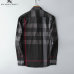 4Burberry Shirts for Men's Burberry Long-Sleeved Shirts #9125016