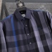 4Burberry Shirts for Men's Burberry Long-Sleeved Shirts #A29098