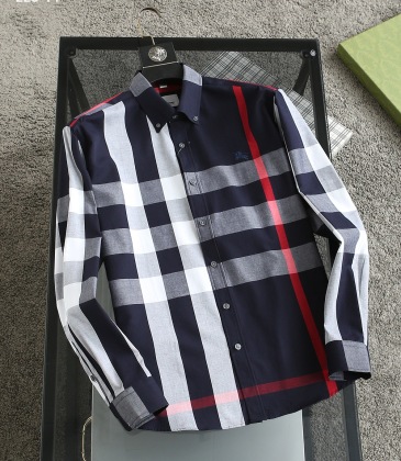 Burberry Shirts for Men's Burberry Long-Sleeved Shirts #A29114