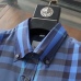 5Burberry Shirts for Men's Burberry Long-Sleeved Shirts #A29142