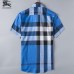 6Burberry Shirts for Men's Burberry Shorts-Sleeved Shirts #999492