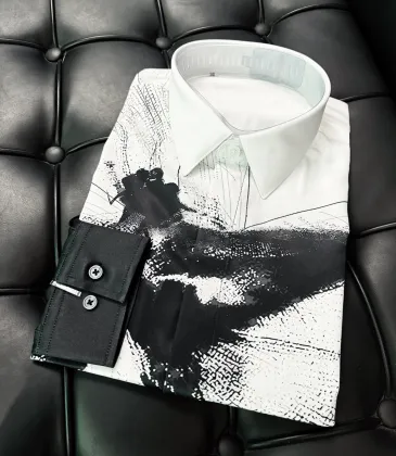 Alexander McQueen Shirts for Alexander McQueen Long-Sleeved Shirts for men #A40482