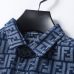 4Fendi Shirts for Fendi Long-Sleeved Shirts for men #A30933