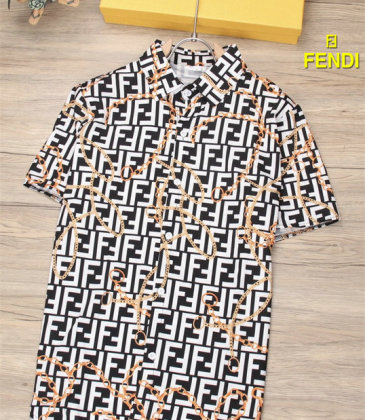 Fendi Shirts for Fendi Short-Sleeved Shirts for men #999923455