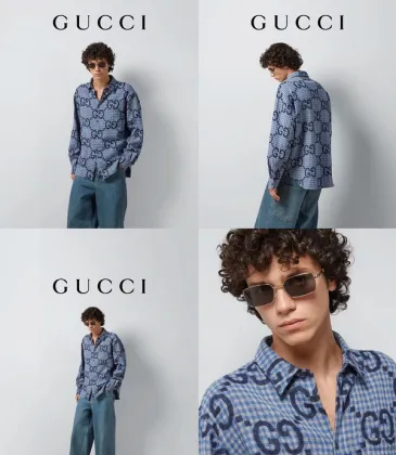 Gucci shirts for Gucci long-sleeved shirts for men #A43020