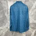 3Louis Vuitton Monogram long sleeve shirt Black/Blue/White #9999938390