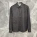 1Louis Vuitton Monogram long sleeve shirt Black/Blue/White #9999938390