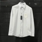 Prada Shirts for Prada long-sleeved shirts for men #A34637