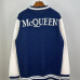 9Alexander McQueen Sweaters White Blue #A23146