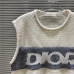 5Dior short sleeve sweater White/Navy #A23153