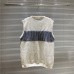 8Dior short sleeve sweater White/Navy #A23153