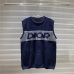 9Dior short sleeve sweater White/Navy #A23153