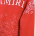 7Amiri Sweaters for MEN/Women Black/Red #A23148