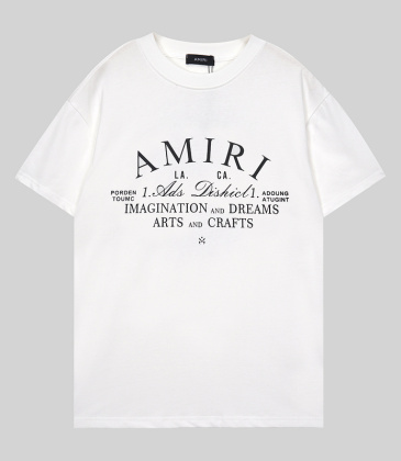 Amiri T-shirts S-3XL White/Black 100KG #A23166
