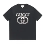 Gucci Men's AAA T-shirts EUR Sizes Black/White #A25304