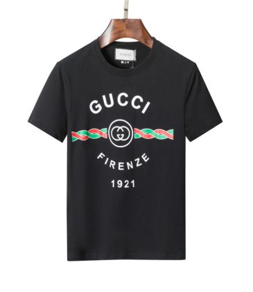 Gucci Men's AAA T-shirts Good quality Tees Black/White #999928113