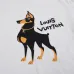 4Louis Vuitton 2023 new round neck T-shirt, cartoon gentleman puppy print T-shirts 1:1 Quality EU/US Sizes #999937101