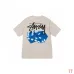 7Stussy 2024 New Summer Collection Dice and Alphabet Print Loose Half Sleeve Stussy T-shirt for Men and Women, 230g Pure Cotton Tubular Fabric, Sizes S-XXL #A33191