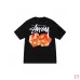 9Stussy 2024 New Summer Collection Dice and Alphabet Print Loose Half Sleeve Stussy T-shirt for Men and Women, 230g Pure Cotton Tubular Fabric, Sizes S-XXL #A33191