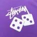 4Stussy Dice Print Unisex Short Sleeve T-shirt #A33171