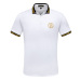 13Versace Polo Shirts Men White/Black #99901669