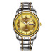 6Men's watch waterproof steel band double calendar quartz watch wholesale #99116347