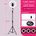 3Selfie Ring Light with Tripod Stand &amp; Cell Phone Holder for Live Stream/Makeup, Mini Led Camera Ringlight for YouTube Videos/Photography #99906251