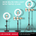 1Selfie Ring Light with Tripod Stand &amp; Cell Phone Holder for Live Stream/Makeup, Mini Led Camera Ringlight for YouTube Videos/Photography #99906251