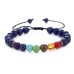 13Black volcanic stone handmade beaded bracelet yoga bracelet natural stone jewelry #9115665