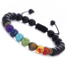 5Black volcanic stone handmade beaded bracelet yoga bracelet natural stone jewelry #9115665