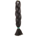 17African wig braid monochrome chemical fiber big braid Jumbo braid hair high temperature Jacques dirty braid chemical fiber (100g, 24 in) #999909685