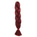 4African wig braid monochrome chemical fiber big braid Jumbo braid hair high temperature Jacques dirty braid chemical fiber (100g, 24 in) #999909685