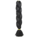 8African wig braid monochrome chemical fiber big braid Jumbo braid hair high temperature Jacques dirty braid chemical fiber (100g, 24 in) #999909685