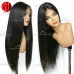 5Human hair wigs Front lace human wig headgear 150% density #999914450