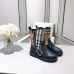 5Burberry double zipper children's leather boots #A31265