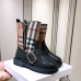 7Burberry double zipper children's leather boots #A31265